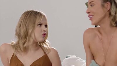 Coco is lucky that Aiden is happy to give her a crash course in lesbian sex