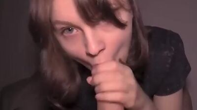 Close up Blowjob and Huge Cum in my Mouth Cumplay