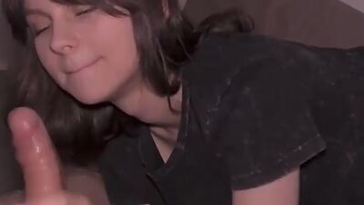 Close up Blowjob and Huge Cum in my Mouth Cumplay