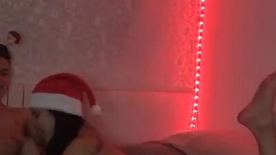 Sucking and Fucking my Boyfriends Cock as an Early Christmas Gift
