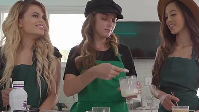 Macy, Destiny and Alexia Anders lusty moves for Brad Sterling