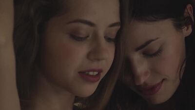 Beautiful teens Oksana Oksi and Kay J showed bodies after hot striptease