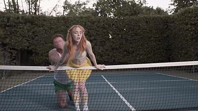 Madi Collins gets fucked hard by his coach Seth Gamble