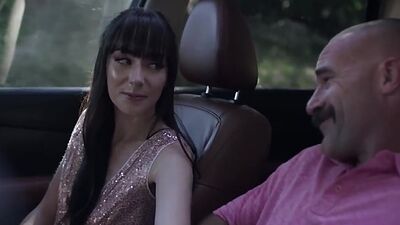 Charles anally banged teen babe Emma Jade outdoor