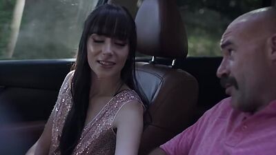 Charles anally banged teen babe Emma Jade outdoor