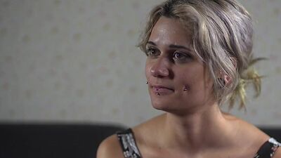 Public submissive babe outdoor exposed and 3way fucked