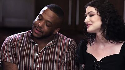 Two big cock gays on one big ass teen Lydia Black and she enjoyed threesome