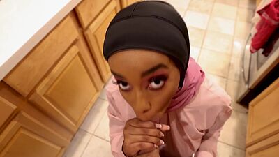 Stud lets Lily Starfire taste his big rod and she gives him a tit fuck too