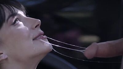 Emma got fucked inside and outside the car