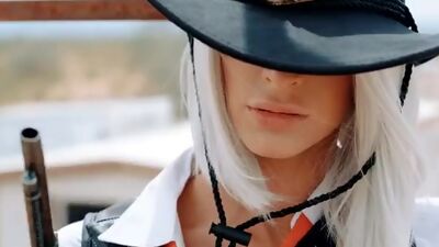 Hot blonde babe Ashe seduces Jesse in the ultimate showdown where she uses her body to lure him into false intimacy