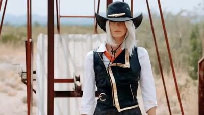 Hot blonde babe Ashe seduces Jesse in the ultimate showdown where she uses her body to lure him into false intimacy