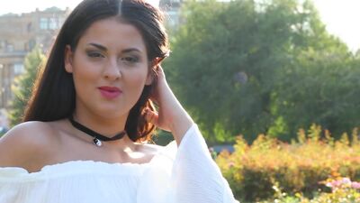 Coco De Mal sucks cock while having her pussy poked