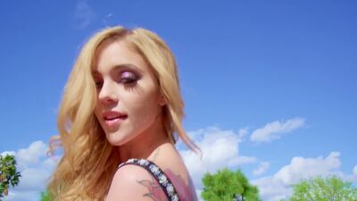 Kali Roses does all the work as she bounces up and down his dick