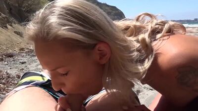 BANG Real Teens: Blonde Babe Emma Hix is Having a Nice Day on The Beach