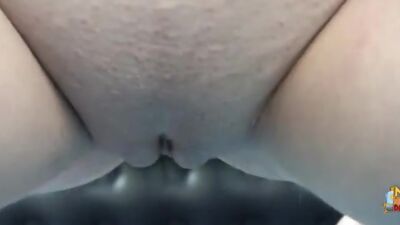 Swinger couple having sex at the beach camping