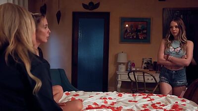 The best way for Lily to learn is to join her stepmoms in SEX
