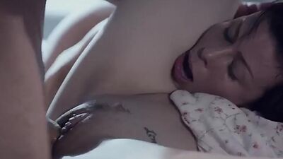 Psychiatric patient sucks cock and gets fucked in threesome