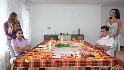 Super depressed stepsons cured by their naughty stepmoms!