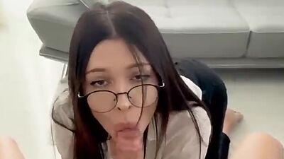 Foreign Student Fucked a Russian Teacher instead of a Lesson