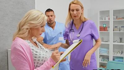 Bigass and bigboobs nurse fucked by deepthroated colleague