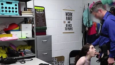 Suspect sucks dick in the stolen bikini