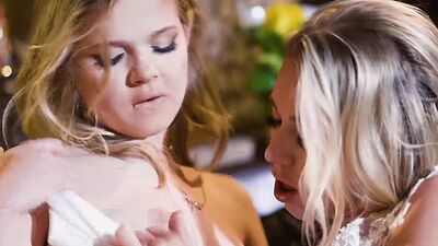 Coco Lovelock and Katie Morgan Fucks After the Wedding