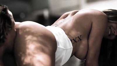 Ella's seduction leads to an all-out threesome