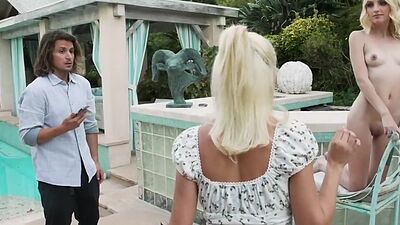 19yo smalltitted slutty blonde bitch fucked after blowjob