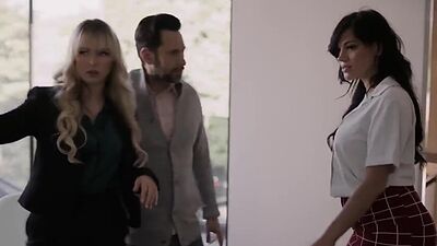 Lilly locks Tommy's wife in the bathroom, to be alone with him