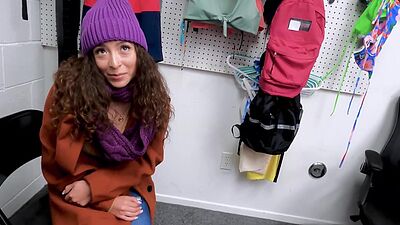 Security officer stops shoplifter before she can get away