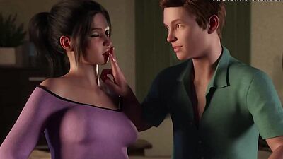 3D Mother & Son XXX Family Game Sex