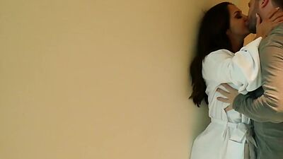 Bombshell MILF drilled by big white cock in missionary