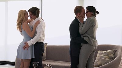 Stepmoms enjoys sex with each others stepsons