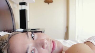 Stepsister Blair Williams craves for my big cock and she finally got it