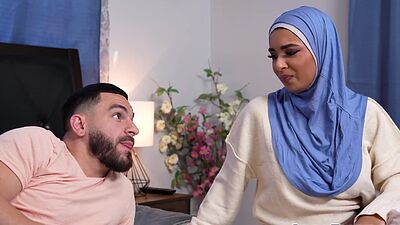 Teen Babi Star having her first taste of this yummy cock