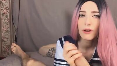 Cute Blowjob from Schoolgirl POV Amateur Teen Reislin