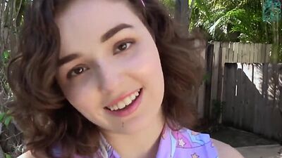 Teen earns discount on item using her pussy