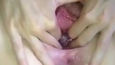 Busty Stepsister fingerfucking her wet pussy