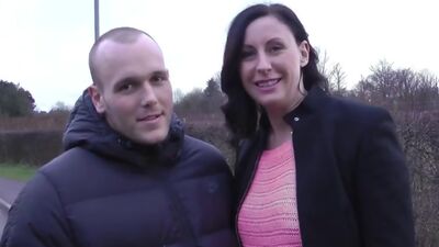 English milf closeup spunked in mouth