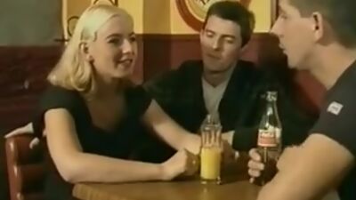 double penetration in a french restaurant