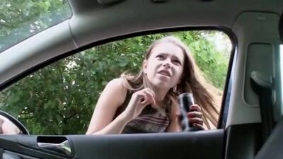 Big tits girl Marina Visconti public sex