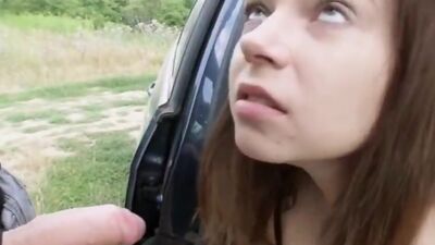 Big tits girl Marina Visconti public sex