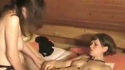 German lesbian strap-on and fisting