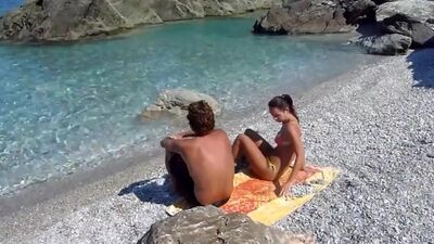 German hooker fucked on the beach! Perverted dirty talk!
