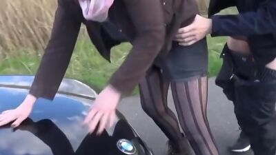 Teen boy pick up old woman by car and fuck - sexy-noemi german
