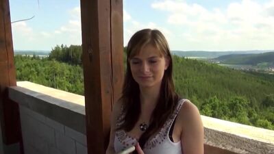 Pretty amateur brunette Charlotte Madison