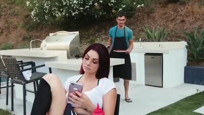 Moms new bf bangs redhead teen