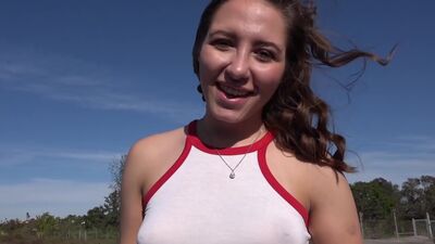 Amateur Teen Hottie Hayden Fucks In Public For First Porn