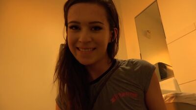 Skinny Teen Amateur Fucks In Public Bathroom