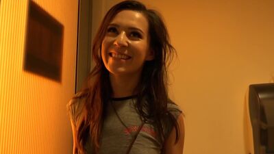 Skinny Teen Amateur Fucks In Public Bathroom